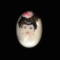 Kaunis kamee/Geisha/25x18mm