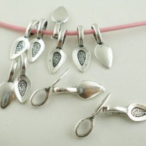 Antiikhõbedane alusripats klaasile/21x8mm