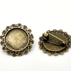 Antiikpronks pross/alaga 19,5 mm/nr2