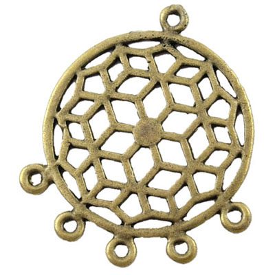 Antiikpronksi värvi toorik 32,5 x 28 mm