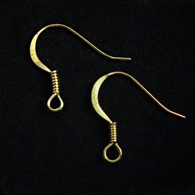 Kuldsed kõrvarõnga haagid/15mm
