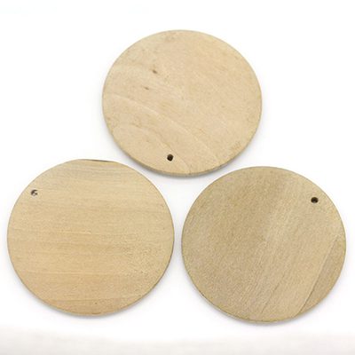 Puidust ripats/ketas/ lihvitud/4,5 cm