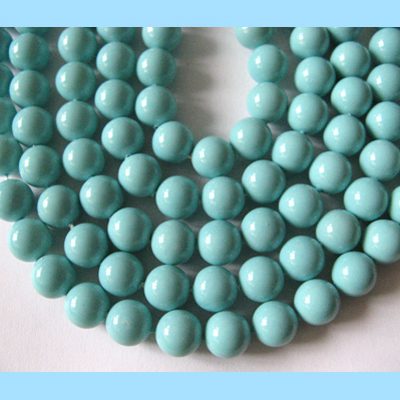 Türkiisi värvi mageveepärl/8mm